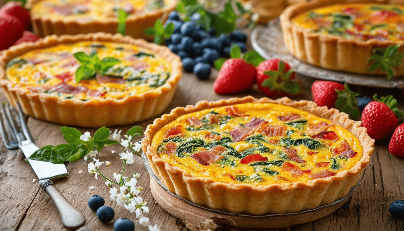 découvrez des recettes faciles de quiches et tartes parfaites pour l'été. éveillez vos papilles avec des préparations savoureuses et légères qui raviront vos repas estivaux en famille ou entre amis. profitez de la simplicité et de la fraîcheur dans votre cuisine!