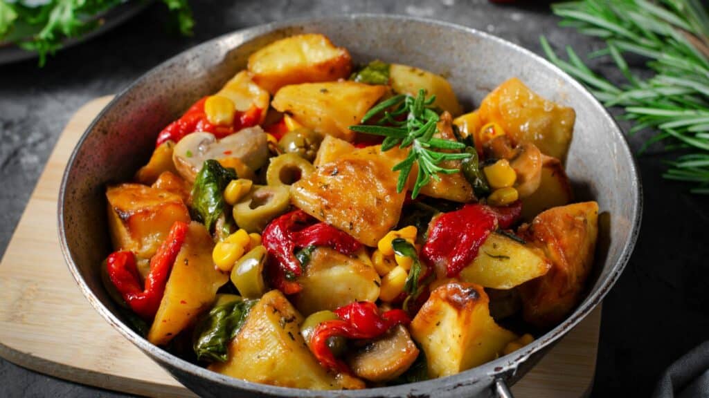ragoût de légumes racines