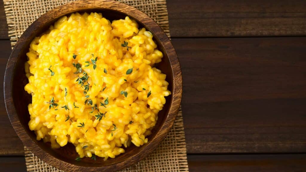 risotto crémeux végétalien