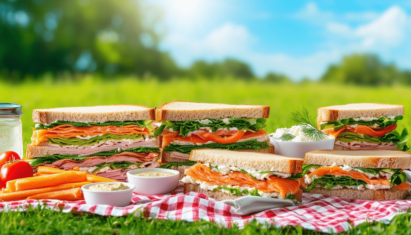 découvrez des idées de sandwichs gourmands parfaits pour sublimer votre pique-nique estival. des recettes faciles et délicieuses, alliant fraîcheur et saveurs, qui raviront vos papilles en plein air. préparez vos instants ensoleillés avec des créations originales et appétissantes !