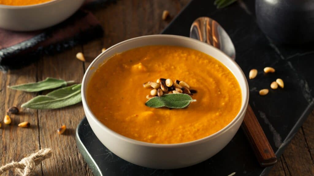 soupe de carottes et gingembre
