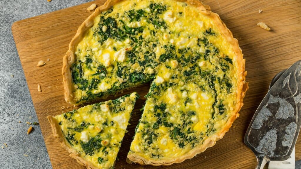 tarte aux Épinards et feta