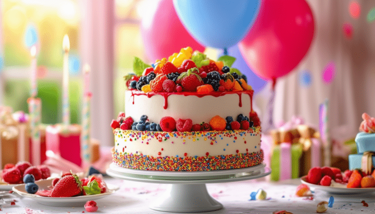 Idee Deco Gateau Anniversaire