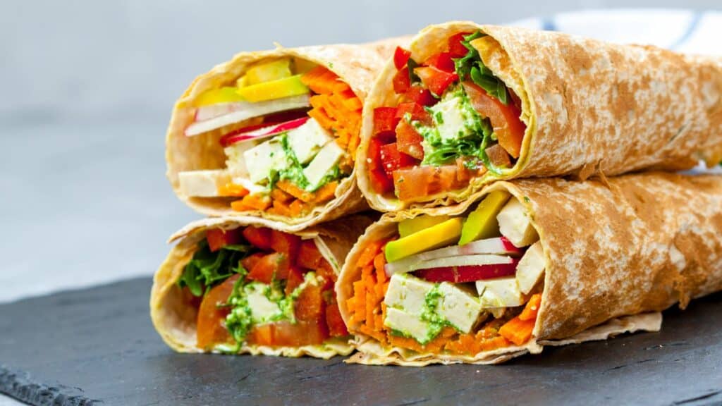 wraps végan