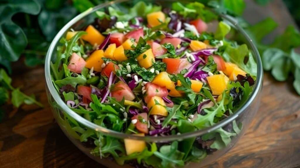 Salade detox délicieuse et rafraîchissante