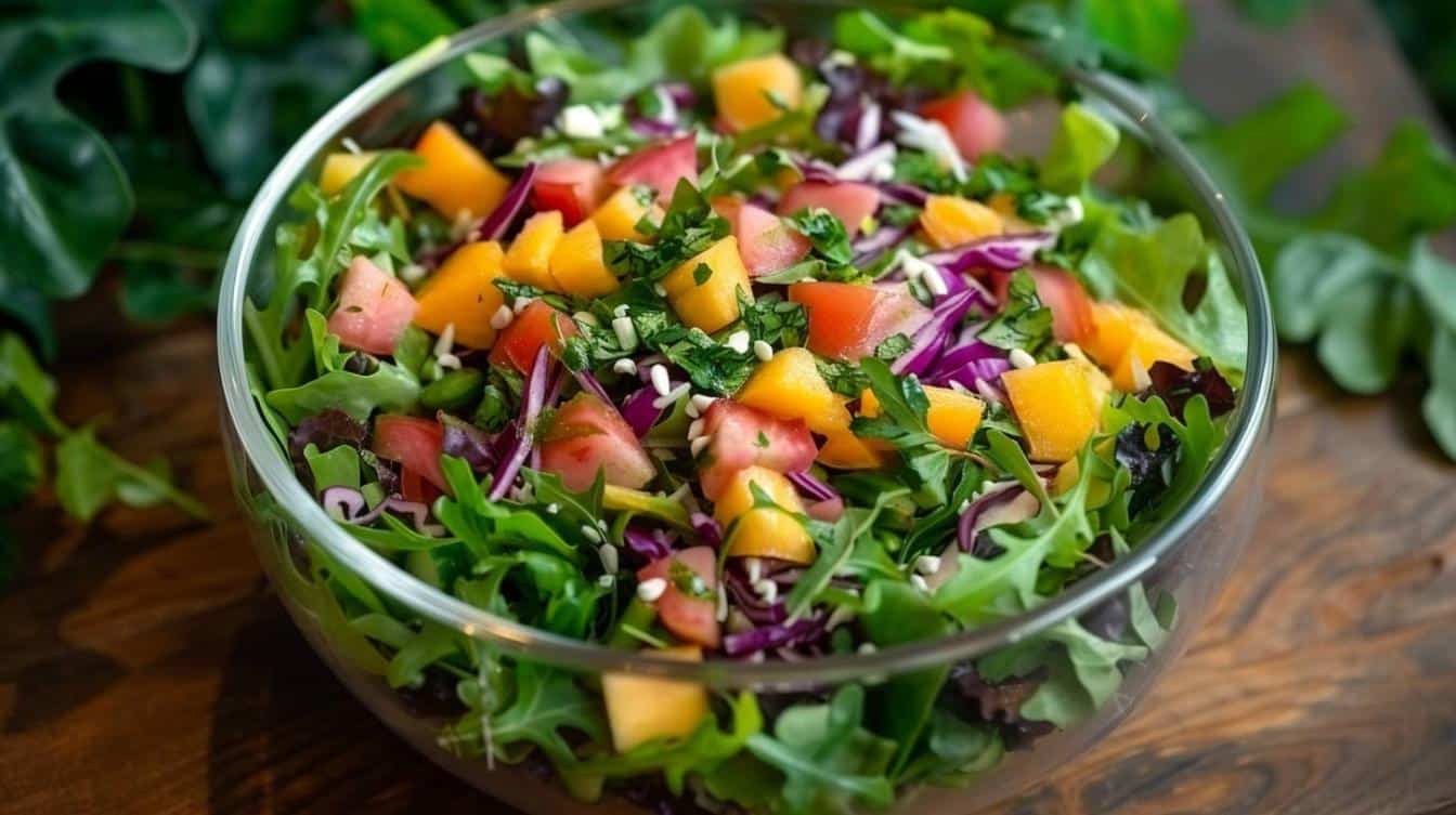 Salade detox délicieuse et rafraîchissante