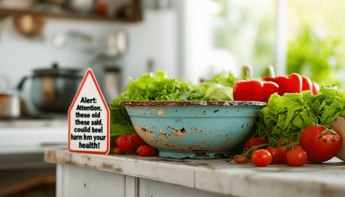 des saladiers anciens pourraient contenir des substances nocives pour votre santé. découvrez les risques associés et les recommandations pour assurer la sécurité de votre cuisine. protégez-vous et votre famille en étant informé sur ces produits potentiellement dangereux !