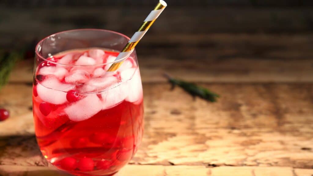 candy cane spritzer