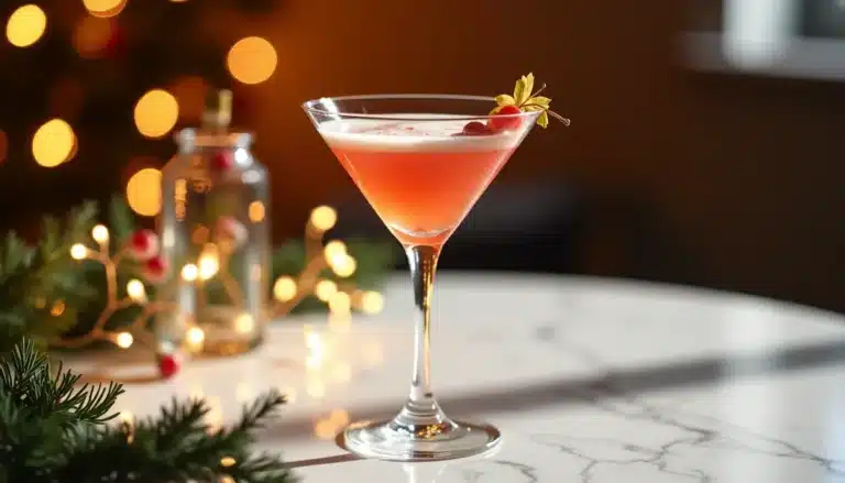 cocktail cosmopolitan martini festif
