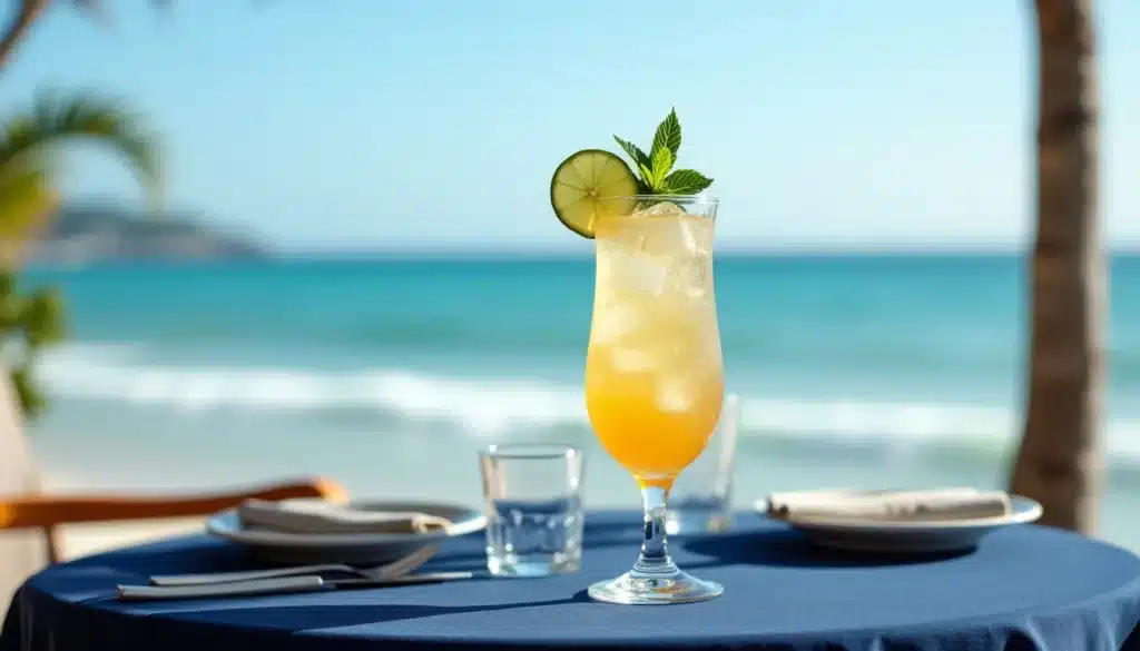 cocktail plage luxe elegant
