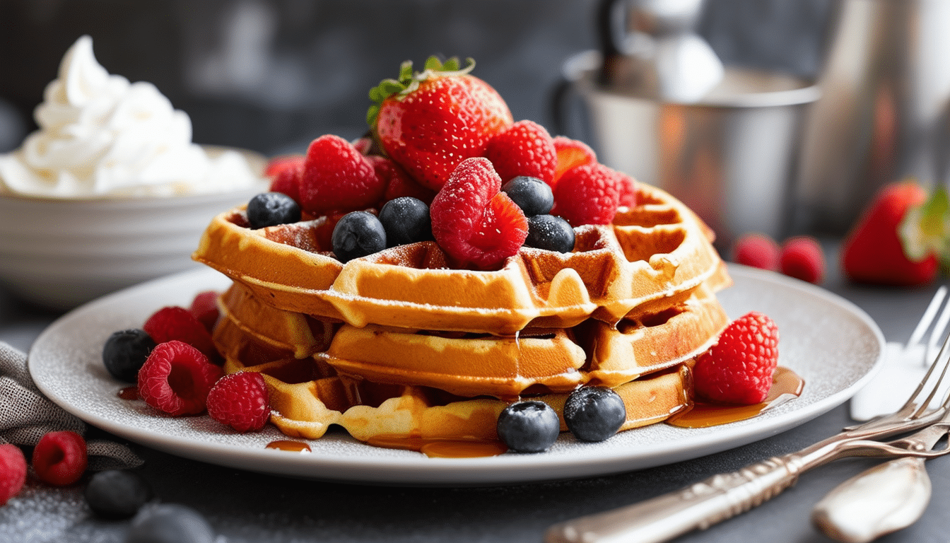 découvrez la recette simple pour préparer des gaufres moelleuses comme au restaurant en seulement 5 étapes faciles. régalez-vous avec ces délicieuses gaufres idéales pour le petit-déjeuner ou le goûter.