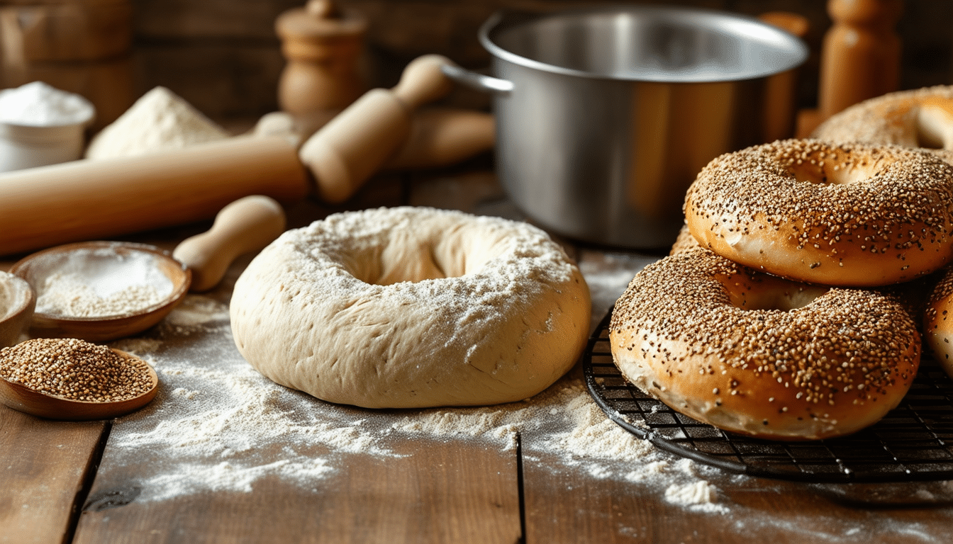 découvrez comment préparer le bagel complet parfait en seulement 5 étapes simples ! suivez notre guide facile pour réaliser des bagels moelleux et savoureux qui raviront vos papilles. idéal pour le petit-déjeuner ou une collation gourmande.