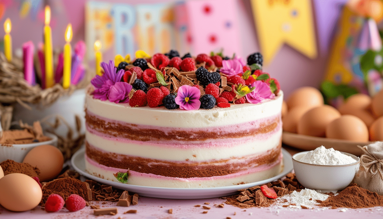 découvrez les ingrédients secrets qui feront de votre gâteau d'anniversaire un véritable chef-d'œuvre culinaire. apprenez à allier saveurs et textures pour un dessert irrésistible qui épatera vos invités. ne manquez pas nos astuces exclusives pour réussir chaque étape de votre préparation !