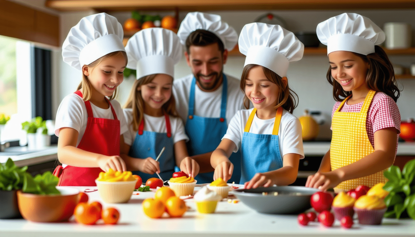 découvrez des recettes amusantes à cuisiner avec vos enfants ! partagez des moments de complicité en préparant ensemble des plats simples et ludiques, adaptés aux petits chefs en herbe. éveillez leur créativité tout en leur transmettant le plaisir de la cuisine !