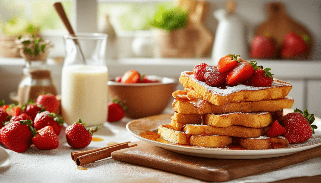 apprenez à préparer un délicieux pain perdu avec notre recette secrète en seulement 5 étapes simples. un dessert irrésistible qui ravira vos papilles et émerveillera vos invités. suivez notre guide facile et savourez ce classique revisité !