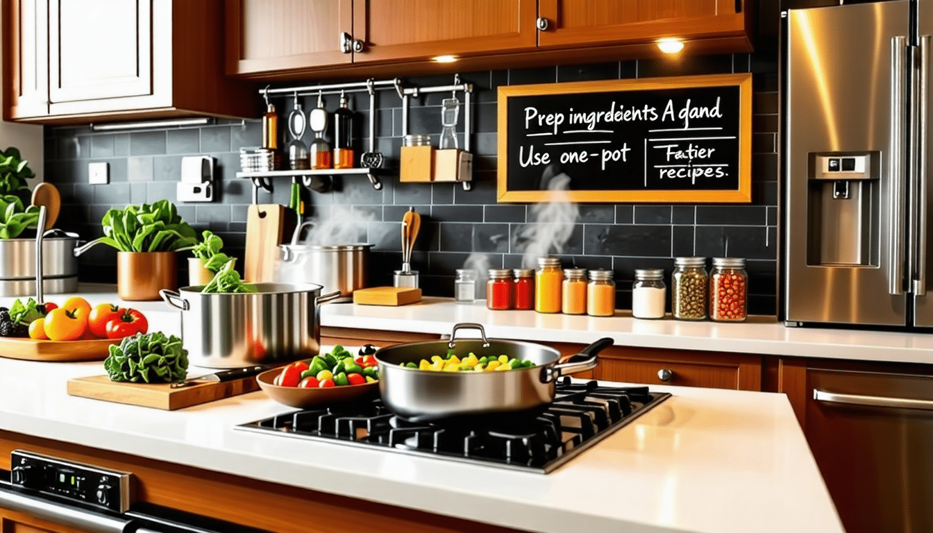 découvrez des astuces malignes pour optimiser votre temps en cuisine ! apprenez des techniques simples et efficaces pour cuisiner plus vite tout en préservant des saveurs délicieuses. transformez votre expérience culinaire et régaler vos proches sans stress.