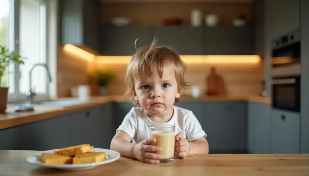 enfant inquiet lait cru cuisine