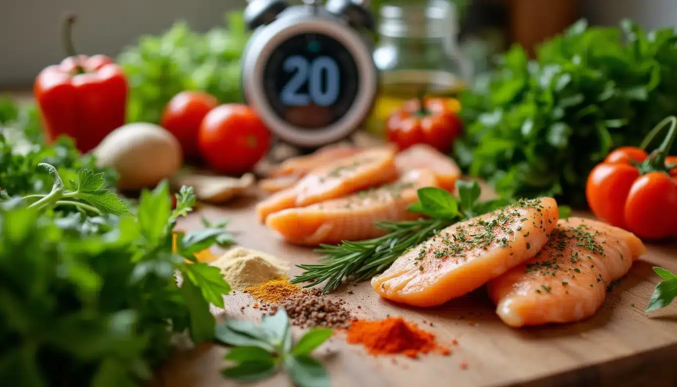 gourmet dinner prep 20min