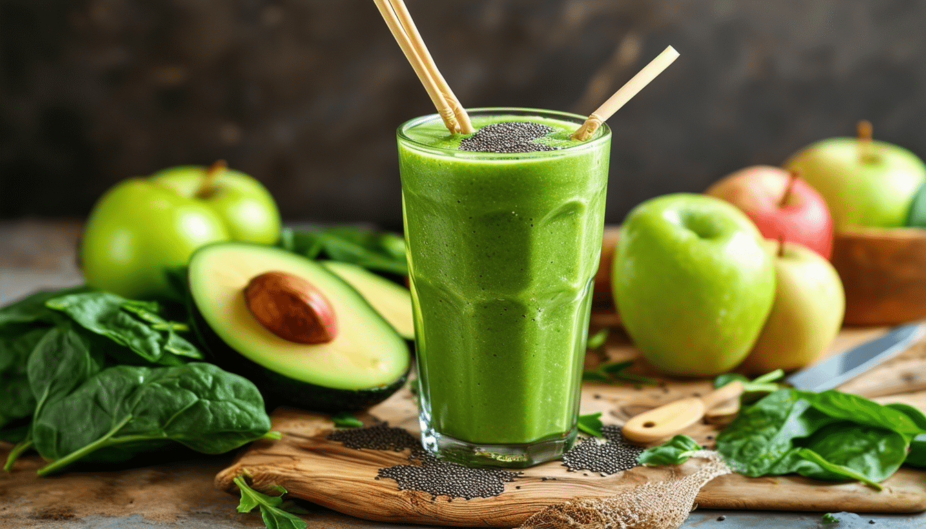 découvrez la recette secrète du smoothie vert qui transformera votre bien-être ! plein de vitamines et de nutriments, ce breuvage délicieux est facile à préparer et saura booster votre santé. ne manquez pas cette opportunité de vous revitaliser, cliquez ici pour apprendre à le concocter !