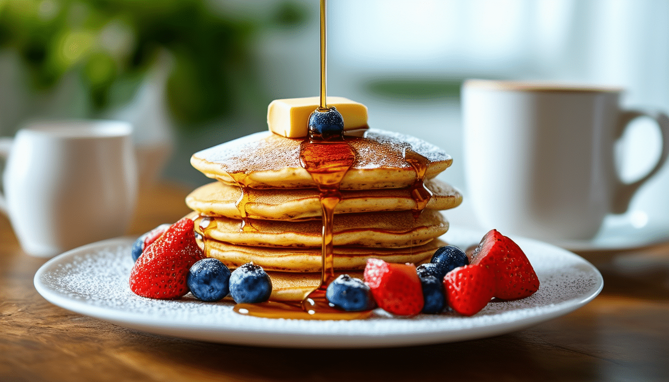 découvrez la recette ultime des pancakes moelleux qui feront fondre votre cœur ! facile à préparer et irrésistiblement délicieux, ces pancakes vous laisseront des souvenirs inoubliables. oubliez toutes les autres recettes et savourez un petit-déjeuner digne des plus grands chefs !