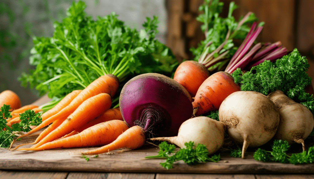 découvrez des recettes surprenantes mettant en valeur les légumes racines, pour un délice culinaire inoubliable. apprenez à préparer des plats savoureux et originaux qui sauront égayer vos repas tout en explorant la richesse des saveurs naturelles.