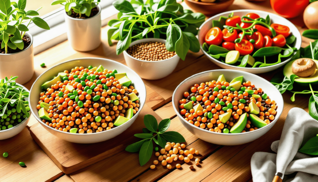 découvrez comment préparer des plats végétaliens savoureux et riches en protéines grâce à des ingrédients variés et nutritifs. apprenez les astuces pour équilibrer vos repas tout en respectant vos convictions alimentaires.