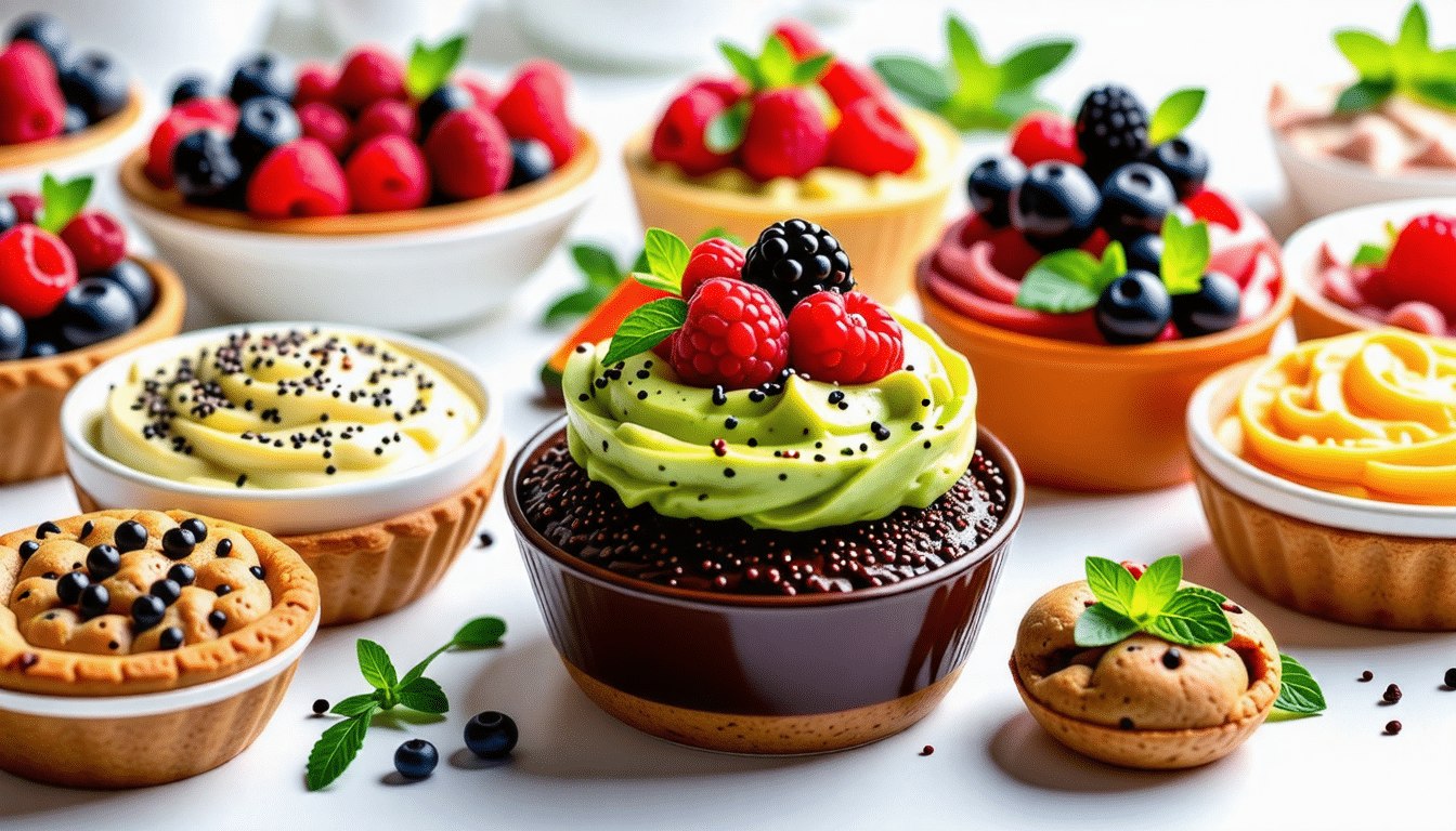 découvrez notre sélection irrésistible de délices sucrés à savourer sans culpabilité. plongez dans un monde de douceurs allégées, où les saveurs se mêlent à la légèreté, vous permettant de vous faire plaisir tout en préservant votre bien-être. idéal pour les gourmands soucieux de leur santé!