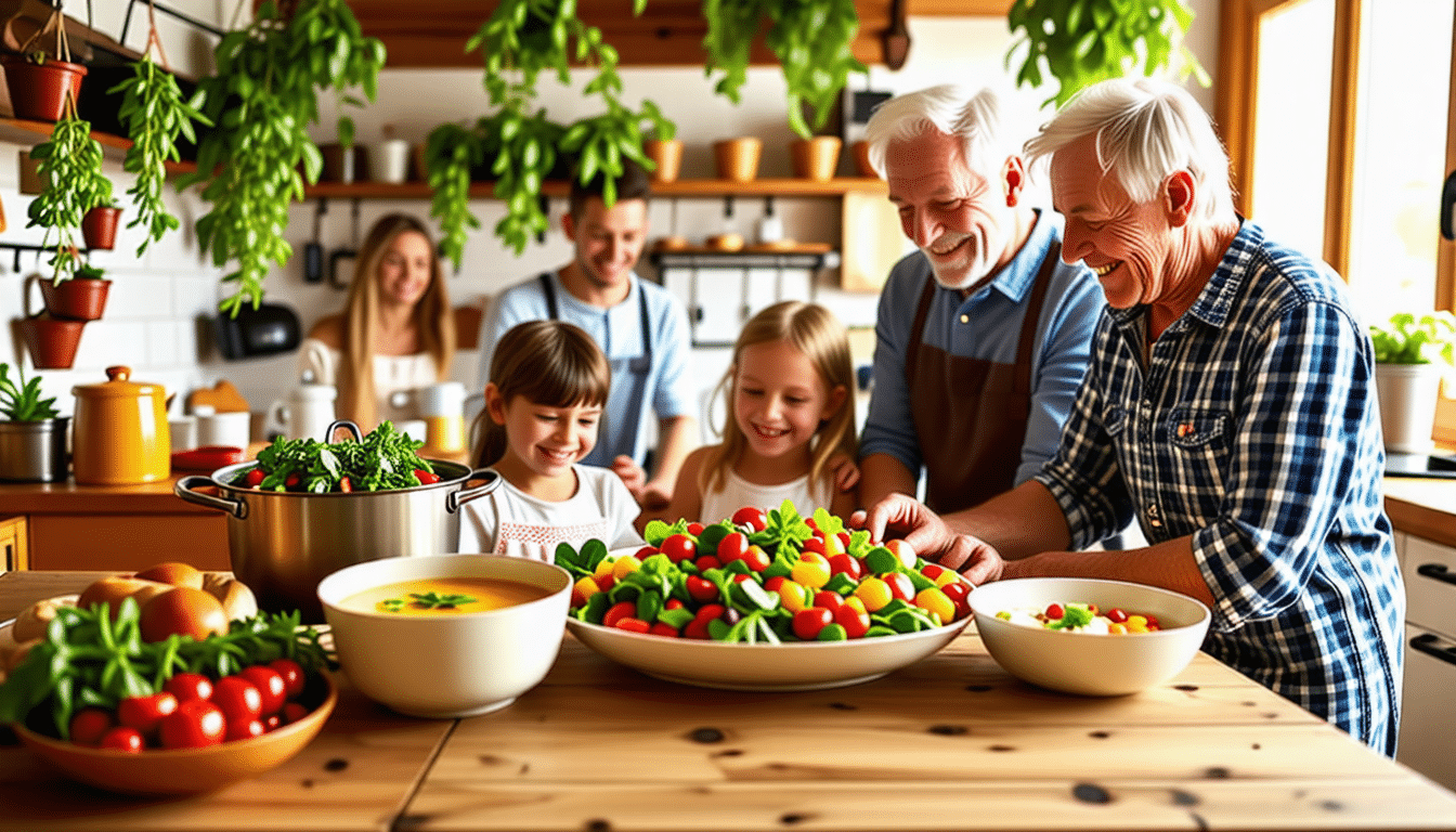 découvrez des recettes simples et délicieuses dans 'les saveurs partagées', un livre parfait pour créer des moments inoubliables en famille. transformez vos repas en véritables instants de partage et de convivialité.