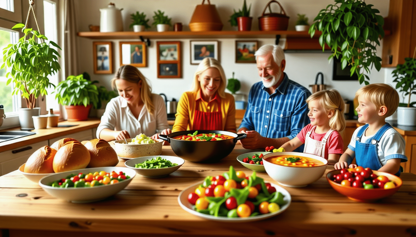 découvrez des recettes simples et savoureuses pour partager des moments inoubliables en famille. plongez dans une cuisine conviviale qui réunit petits et grands autour de plats faits maison.