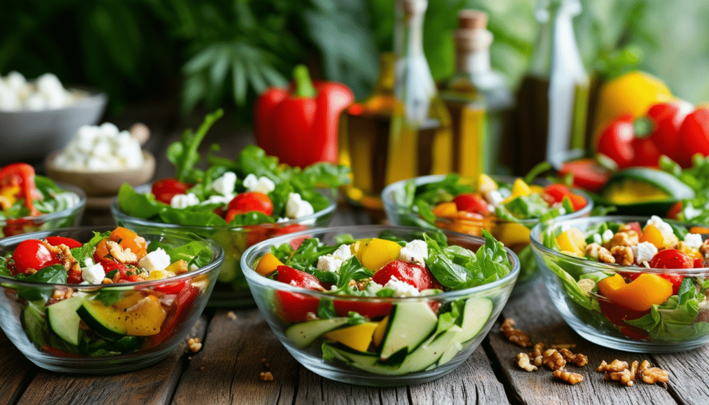 découvrez tous les secrets des salades composées qui apportent couleur et saveur à vos repas. apprenez à marier les ingrédients pour des plats équilibrés et créatifs qui raviront vos convives.