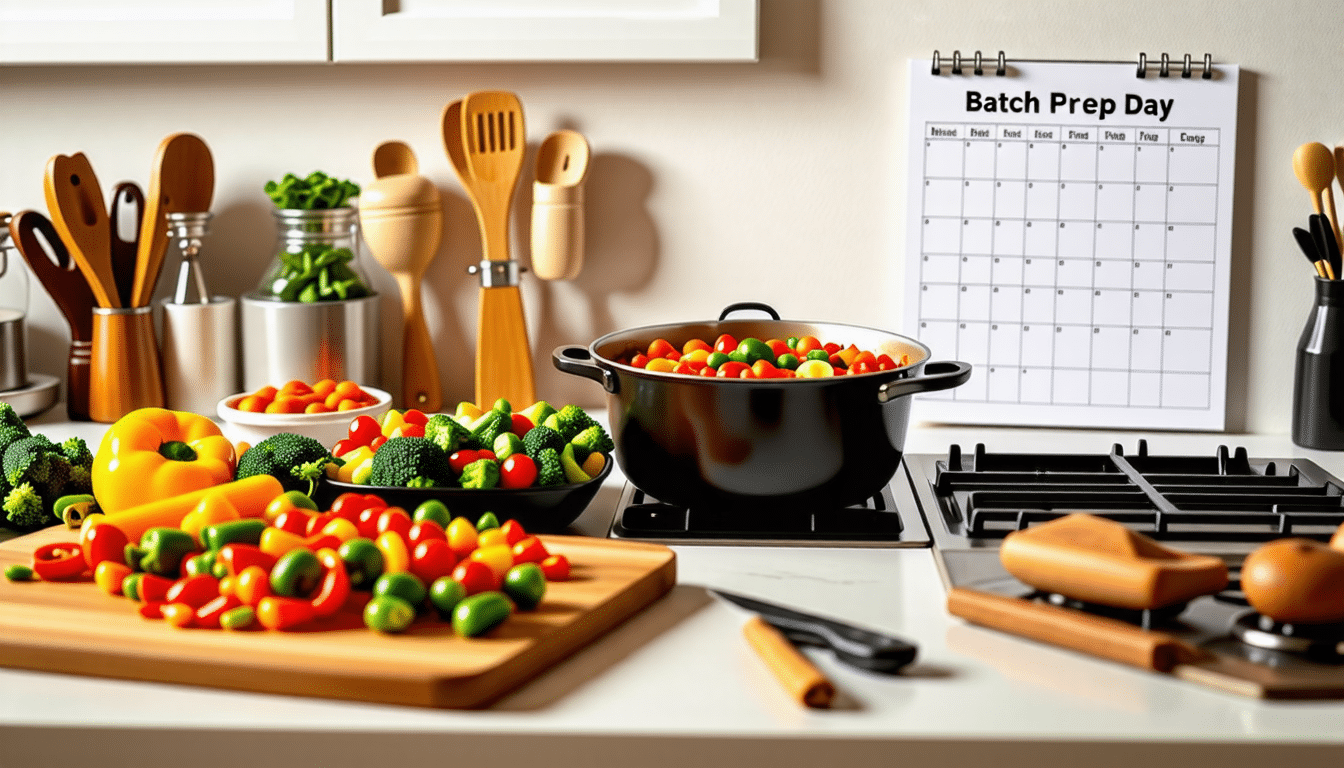 découvrez les secrets du batch cooking, une méthode astucieuse pour préparer vos repas à l'avance et gagner un temps précieux en cuisine. apprenez à organiser vos plats, optimiser votre temps de cuisson et savourer des repas faits maison sans stress.