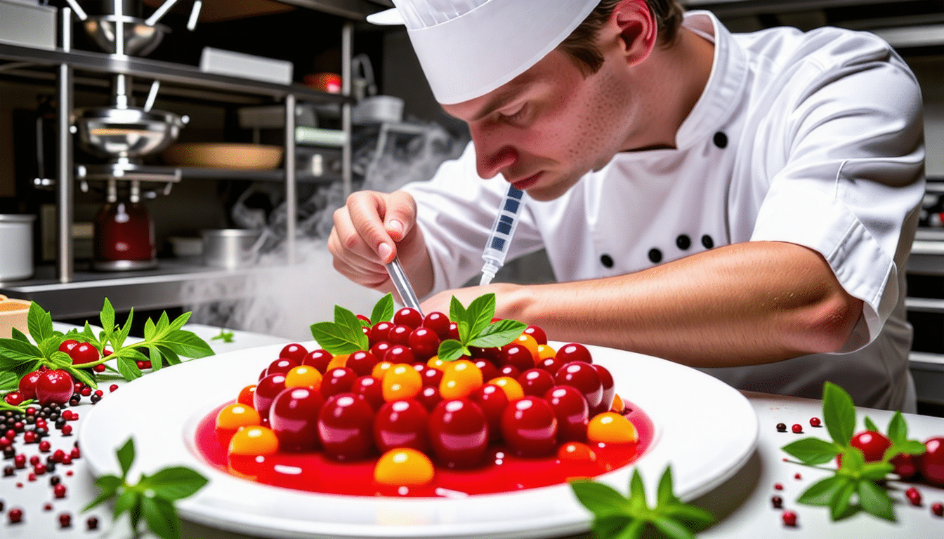 découvrez les secrets fascinants de la cuisine moléculaire, une discipline culinaire innovante qui transforme les ingrédients en expériences gustatives surprenantes. apprenez des techniques uniques et des recettes étonnantes qui éveilleront vos sens et éblouiront vos invités.