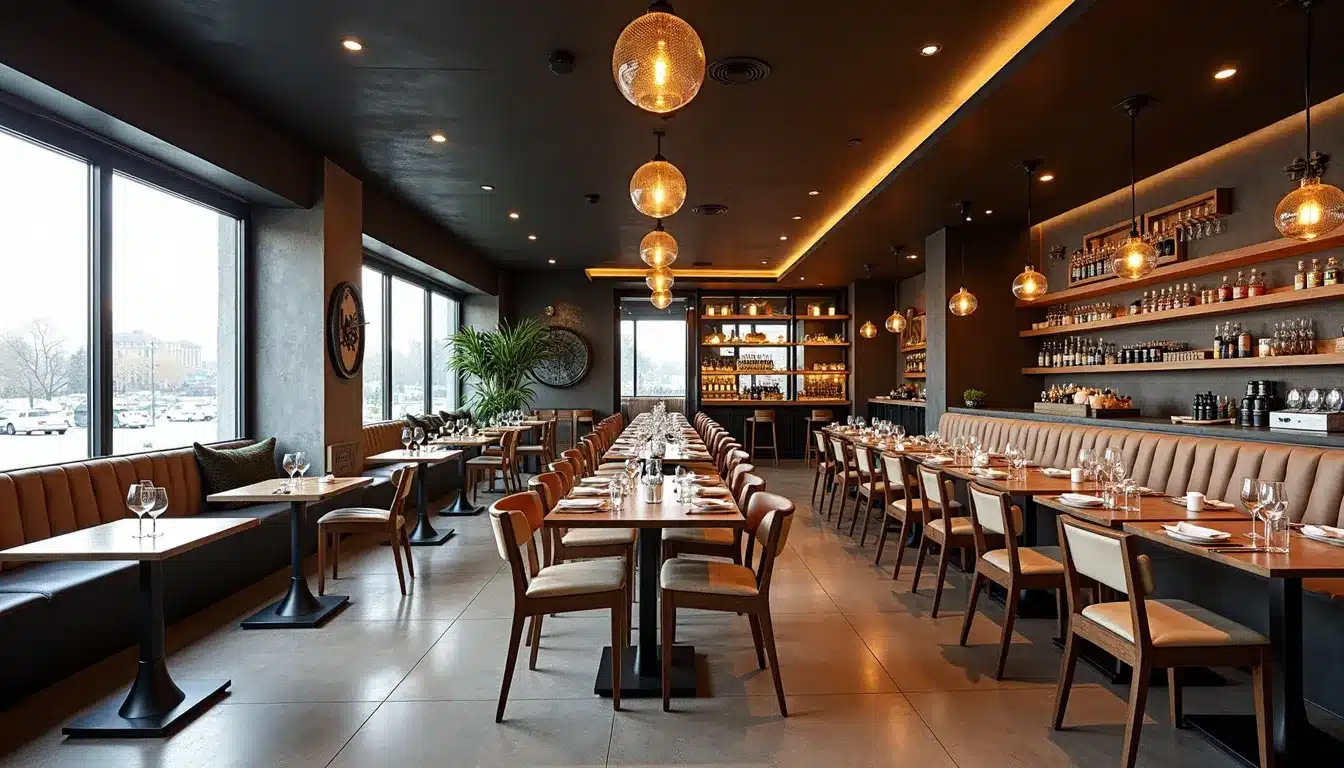 modern restaurant interior design