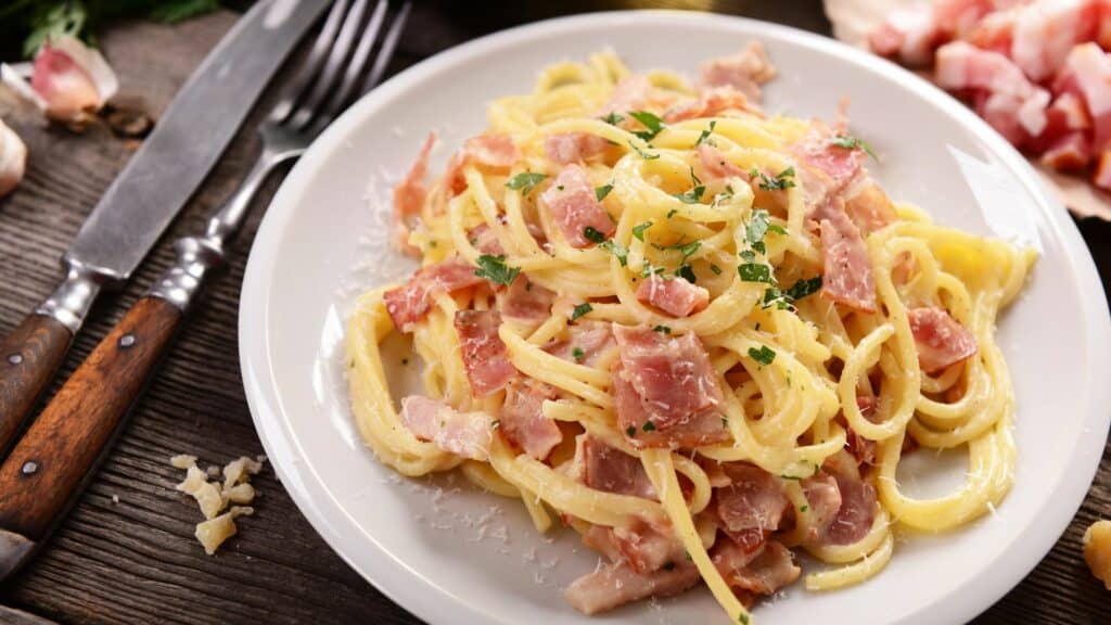 pâtes à la carbonara faciles