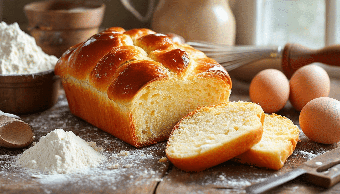découvrez notre recette de brioche maison, une délicieuse façon d'éveiller vos papilles avec un pain moelleux et doré. suivez nos étapes simples pour réaliser cette douceur parfaite qui ravira votre famille et vos amis. laissez-vous tenter par le goût inégalé de la brioche faite maison !