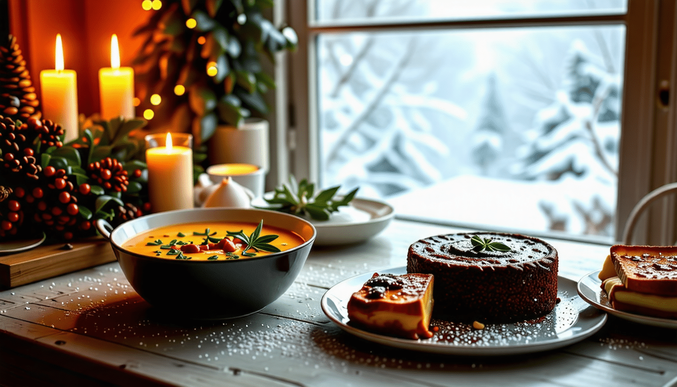 découvrez des recettes gourmandes parfaites pour réchauffer vos soirées d'hiver. plats réconfortants, boissons chaudes et douceurs sucrées vous attendent pour une expérience culinaire chaleureuse et conviviale.
