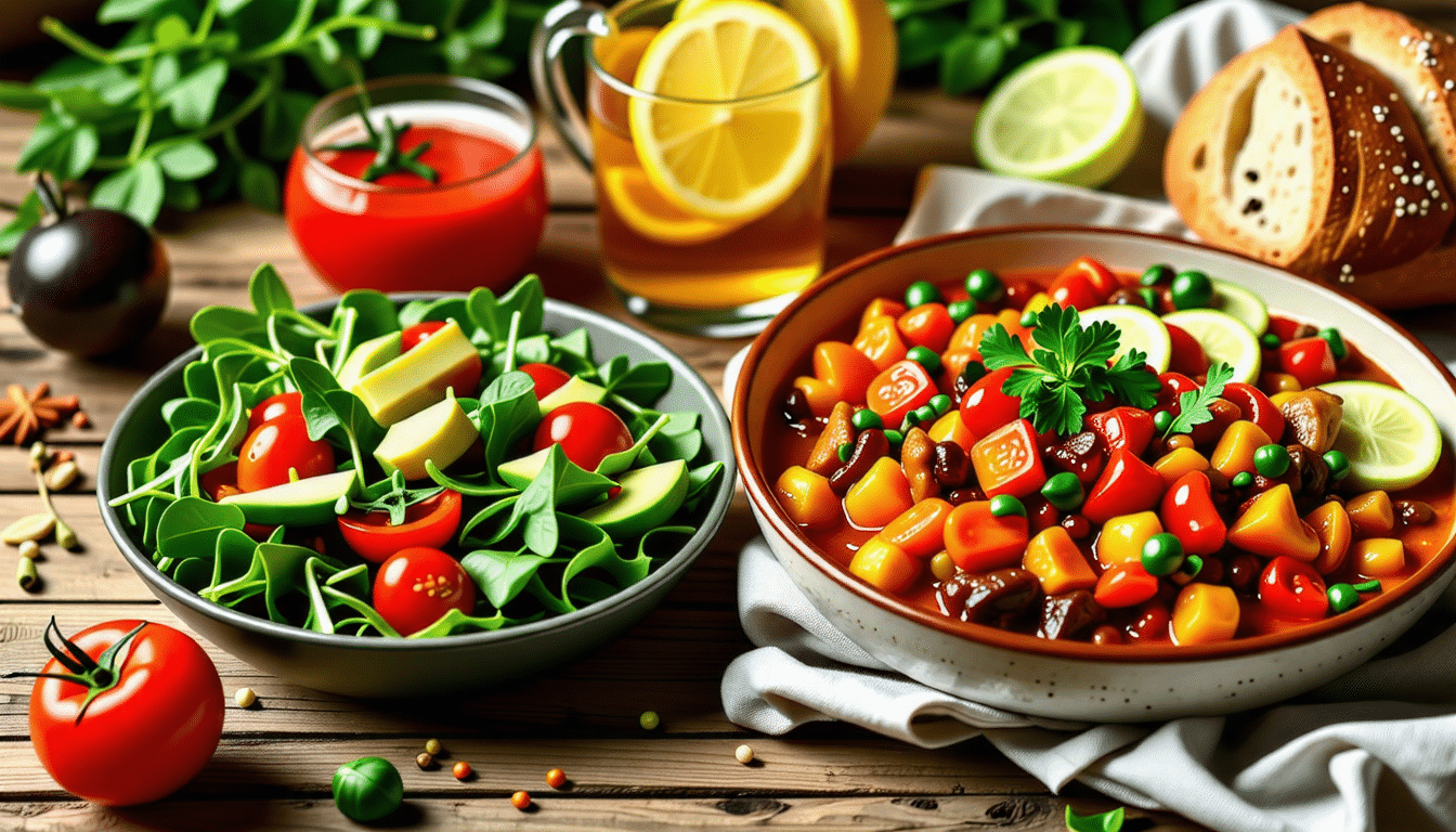 découvrez une sélection de recettes végétariennes savoureuses qui vous embarqueront dans un voyage culinaire riche en surprises et en saveurs. idéales pour les amateurs de cuisine saine, ces recettes créatives transformeront vos repas en véritables festins.