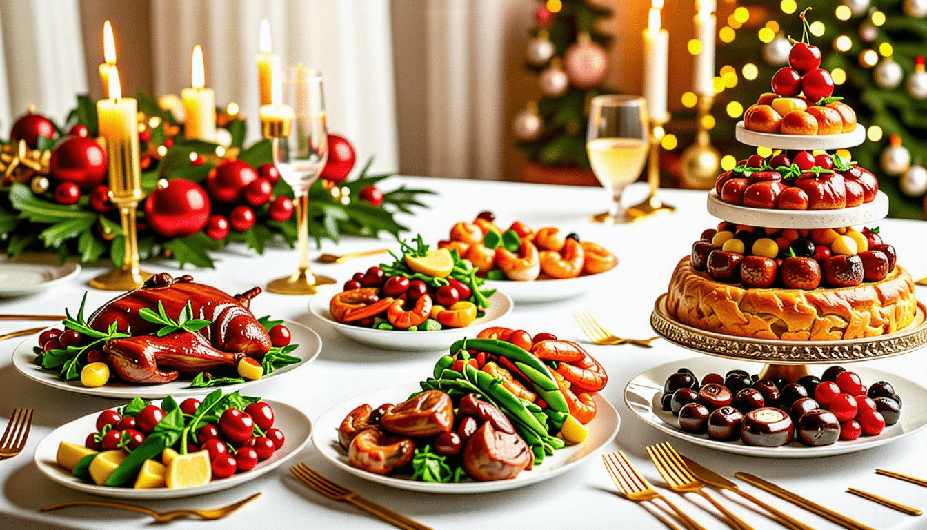 découvrez des recettes festives qui enchanteront vos invités ! avec nos 5 menus éblouissants, préparez des repas de fêtes inoubliables qui éveilleront vos papilles et créeront des moments savoureux ensemble.