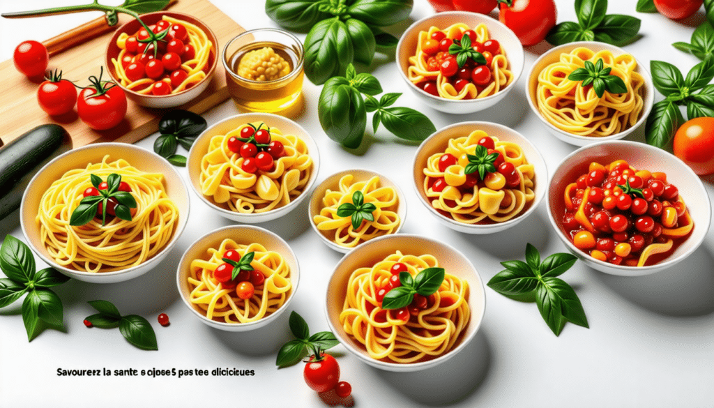 découvrez nos 5 recettes de pâtes délicieuses et saines qui raviront vos papilles ! savourez la santé tout en vous régalant avec des plats équilibrés et faciles à préparer.