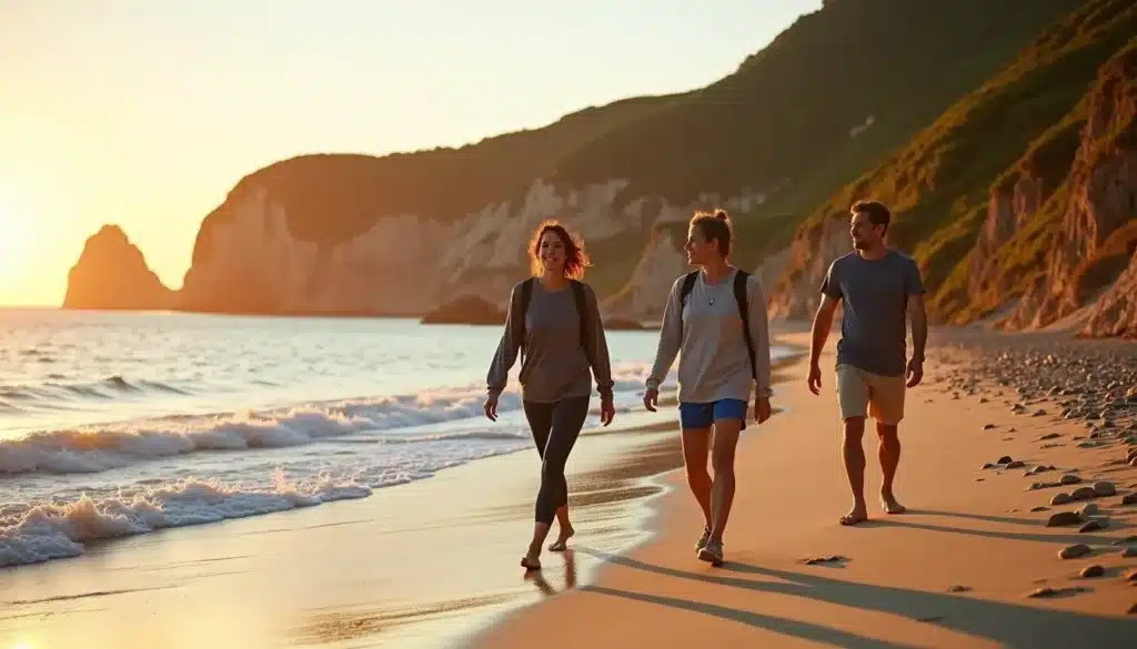 serene coastal hike