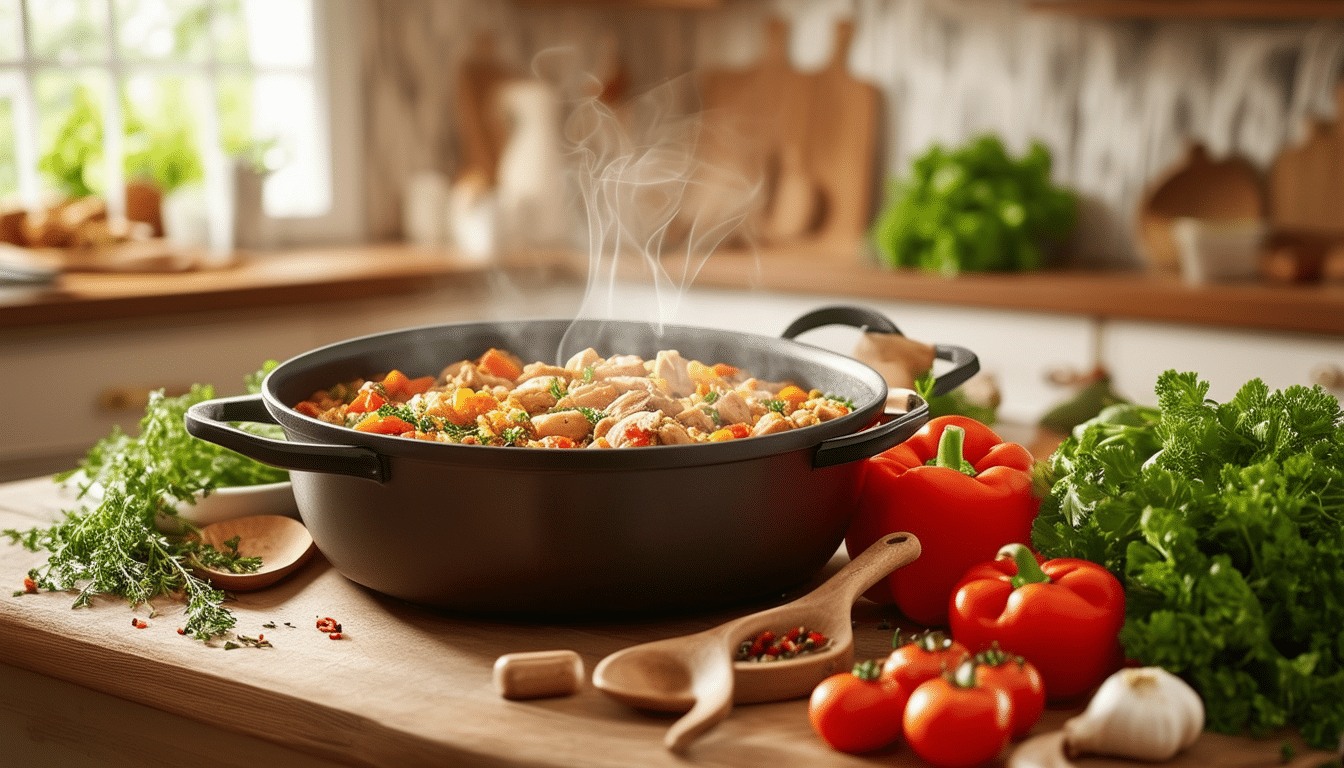 découvrez notre aventure culinaire à travers des recettes one-pot faciles et délicieuses. parfaites pour les repas en famille ou entre amis, ces plats simples allient saveurs et praticité pour un moment gourmand sans stress.