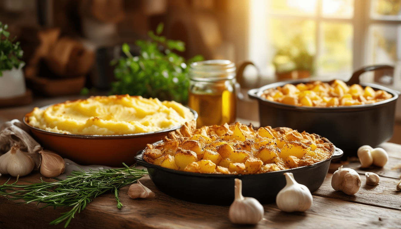 découvrez l'univers des plats réconfortants grâce à nos recettes savoureuses à base de pommes de terre. voyagez à travers des saveurs réconfortantes qui réchauffent le cœur et ravissent les papilles. parfait pour les amateurs de cuisine chaleureuse et conviviale.