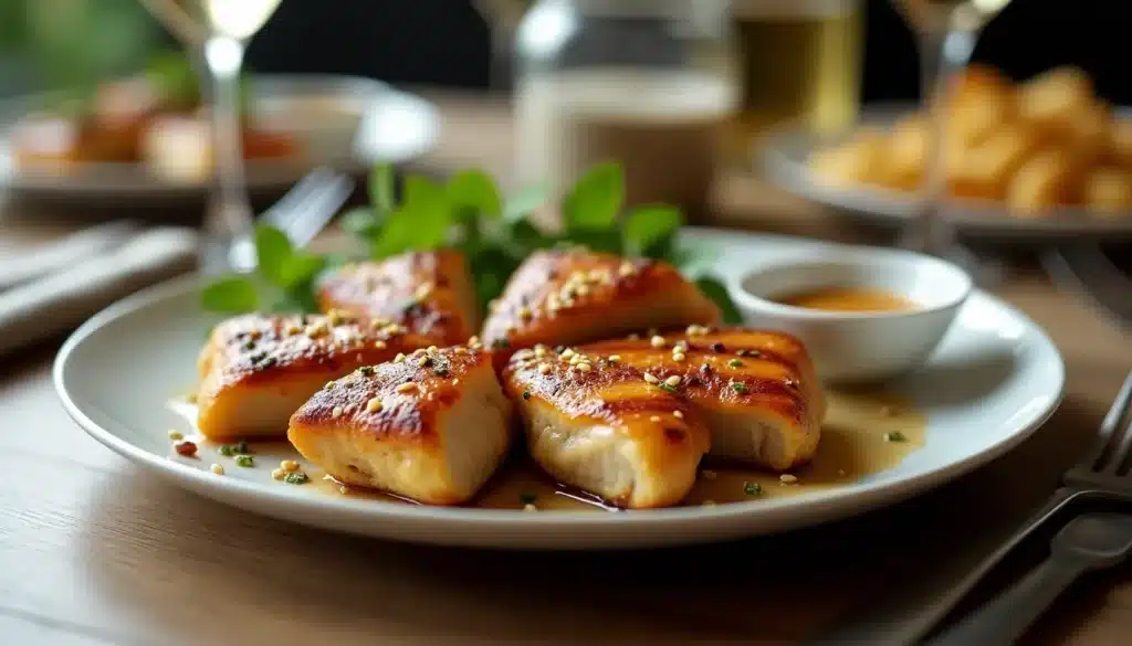 bouchées de poulet au sésame