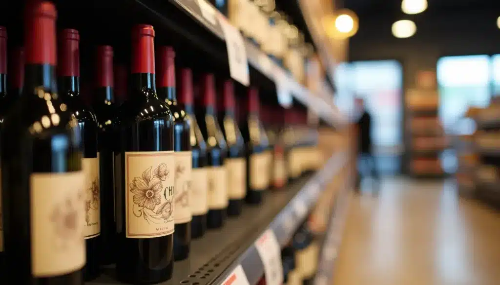 bouteille vin coup de coeur