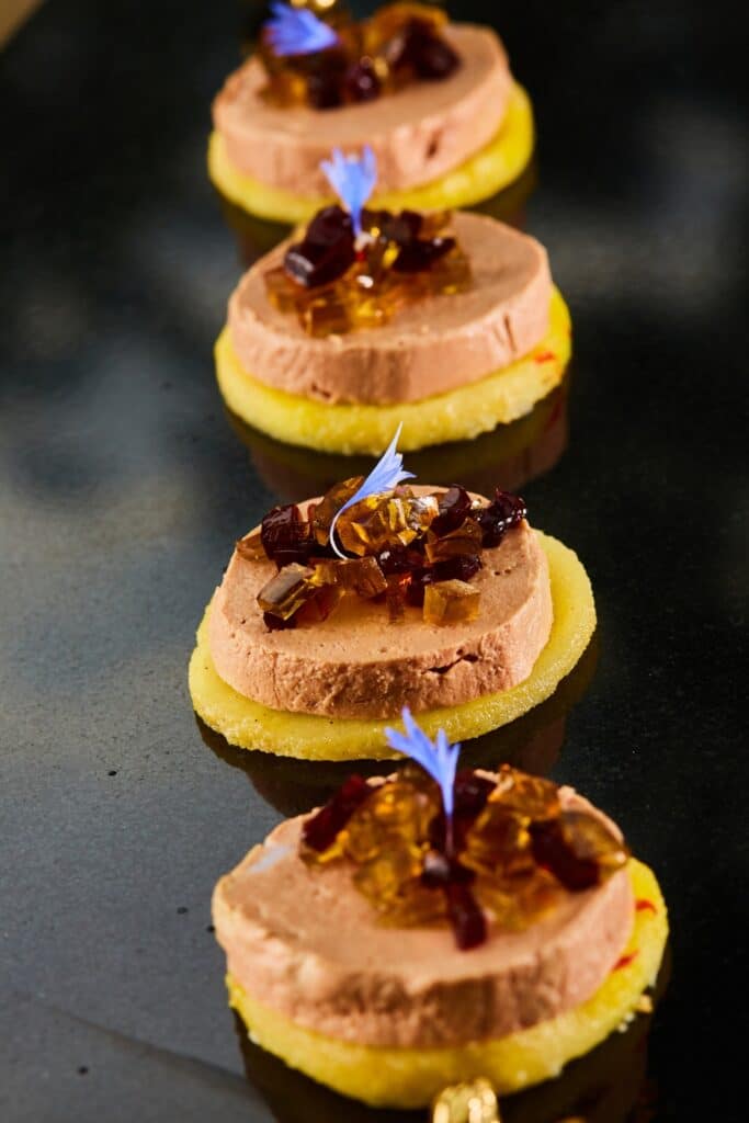 canapé foie gras figue aperitif