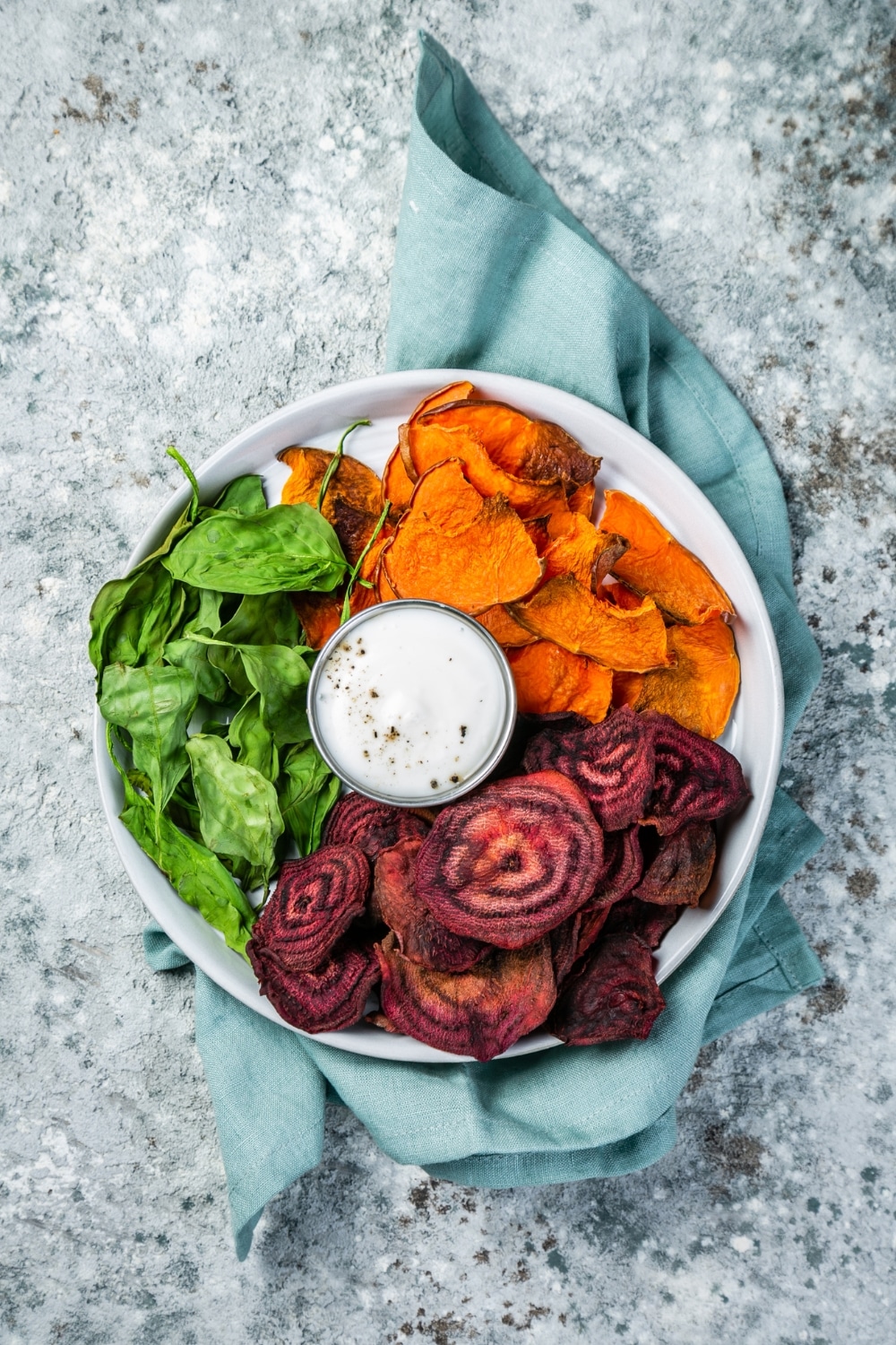 chips de légumes maison