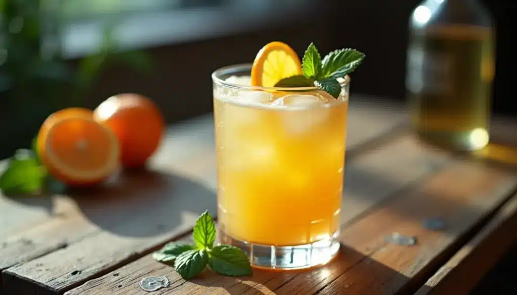 cocktail bergamote rustique ylegant