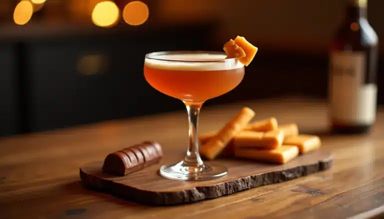 cocktail snickers caramel cacahuytes