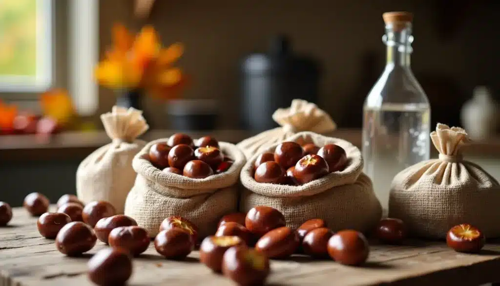 cuisine automne chytaignes rustique