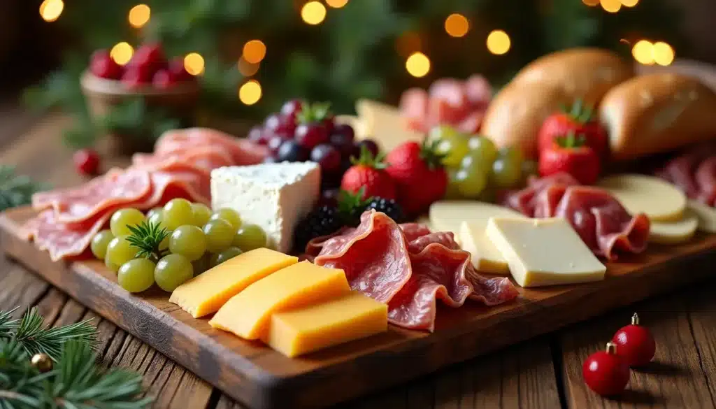 festin noyl gourmand rustique
